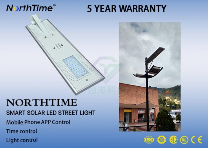 Лампа СИД батареи ЛиФеПо4 солнечная с камерой ВИФИ/солнечным уличным светом всем в одном ИЭС 50В РОХС